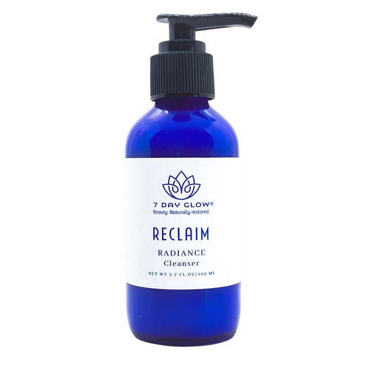7 Day Glow - Wholesale Facial Cleanser - RECLAIM Radiance Nourishing Cleanser, SPA SIZE, 236ml (8oz)1