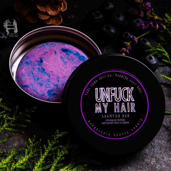 Badgerface Beauty Supply - Wholesale Shampoo Puck/Solid Shampoo - Sulfate-Free Shampoo Bars. Natural Hair Products.