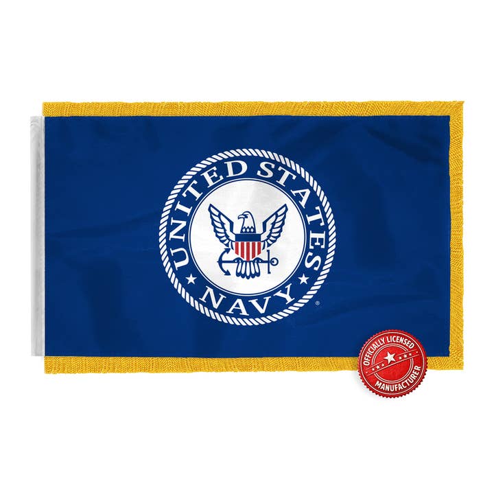 AGAS United States Navy Ceremonial Flag 3x5 ft - 200D Nylon for wholesale by AGAS MFG INC