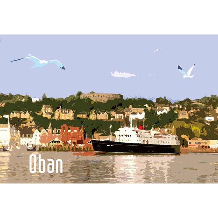 Magnete retrĂ² Oban per la vendita all'ingrosso da parte di Island Blue Publishing