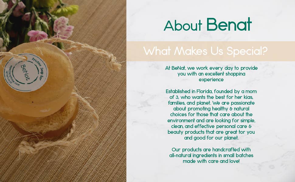 BeNat – Großhandel Feste Seife – Beruhigende Soap Bar6