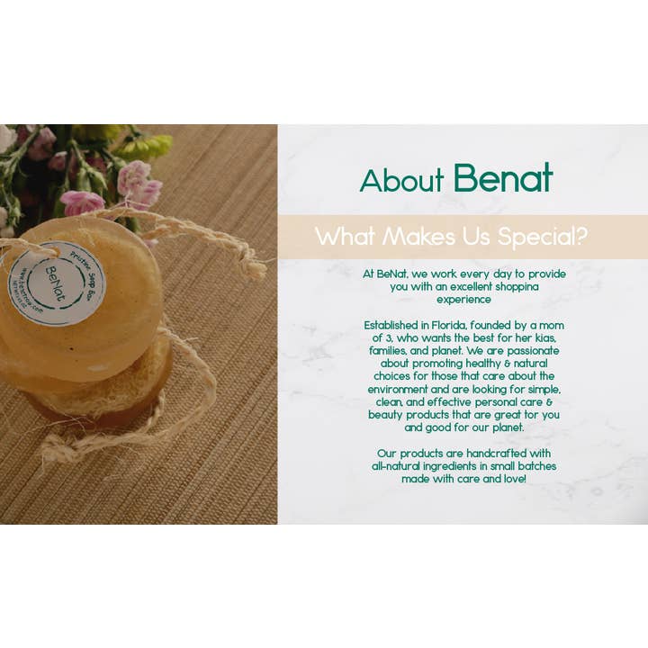BeNat – Großhandel Feste Seife – Beruhigende Soap Bar6