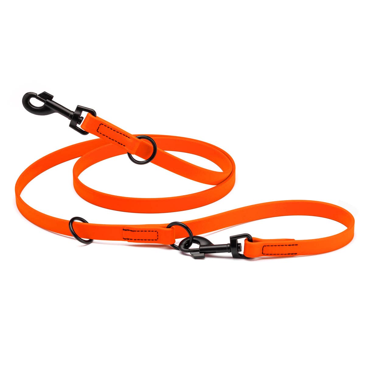 Dogline – wholesale Pet leash – Dog – Biothane Adjustable Multi-Purpose Dog Leash with Black Hardware, 7FT10