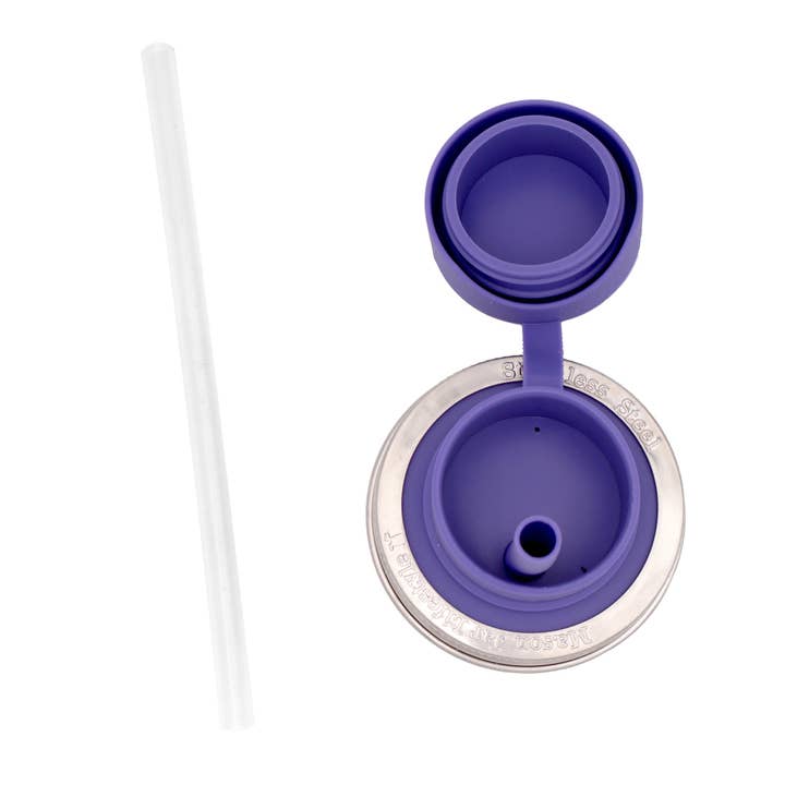 Mason Jar Lifestyle - Wholesale Drink Lids - Pop-Up Sippy Straw Leak Resistant Lids for Regular Mouth Mason Jars13