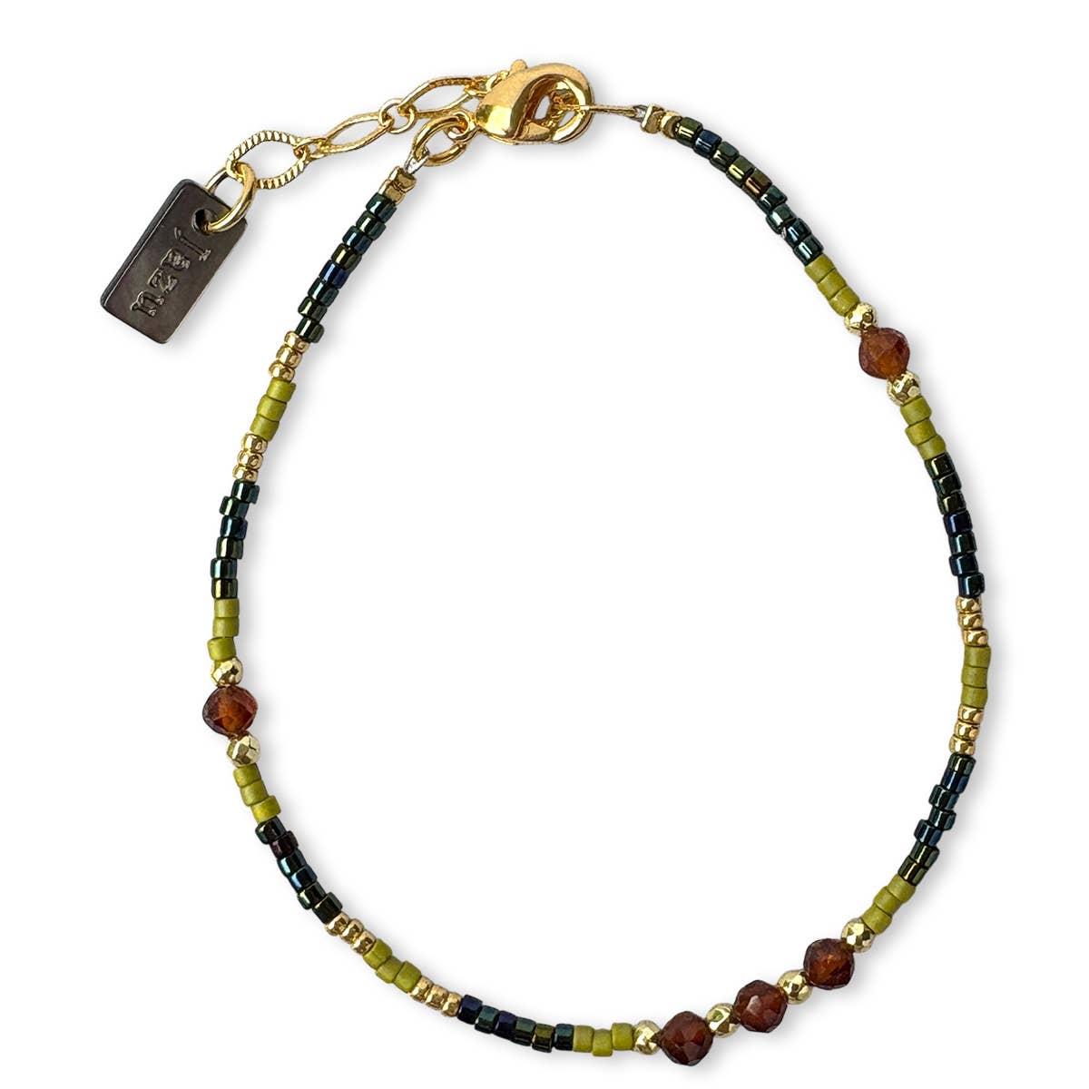 Jazu Jewellery – Pulseira de missangas por atacado – Pulseira com miçangas e pedras semipreciosas2