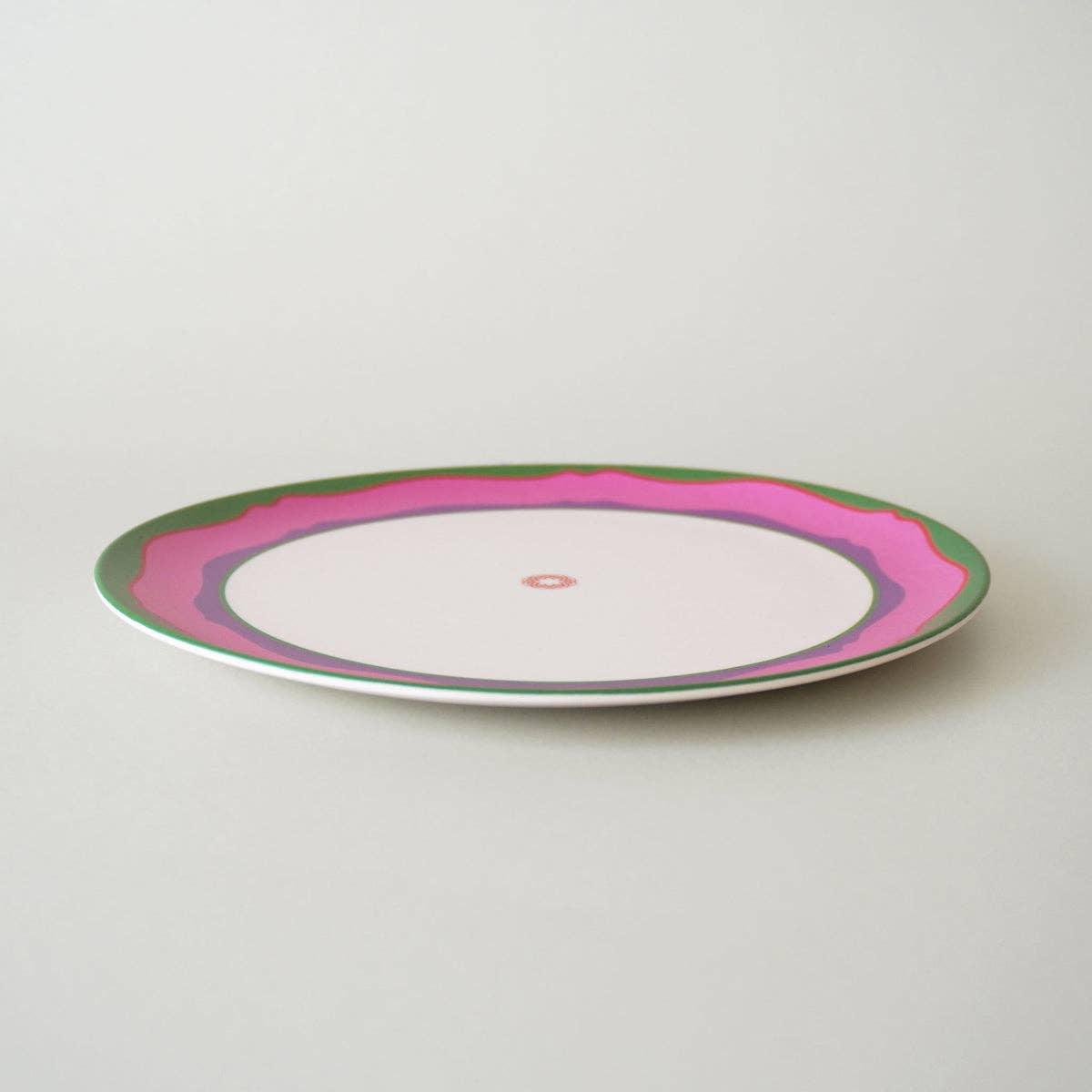 MARINA & MITSUKO – Großhandel Essteller – Mitsuko: Beilagenteller / Rosa Wellenrand1