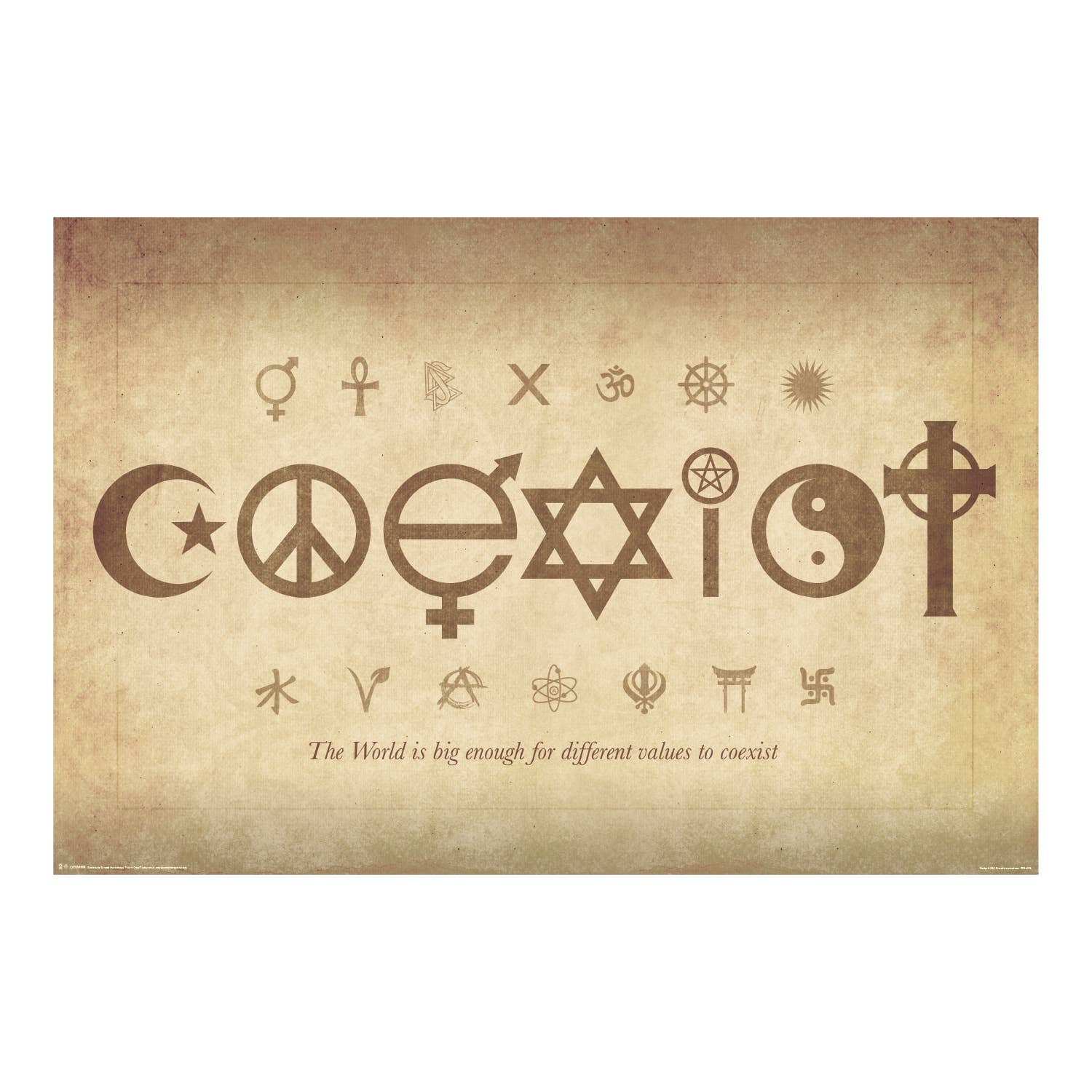 Pyramid America - Wholesale Poster - Coexist Poster0