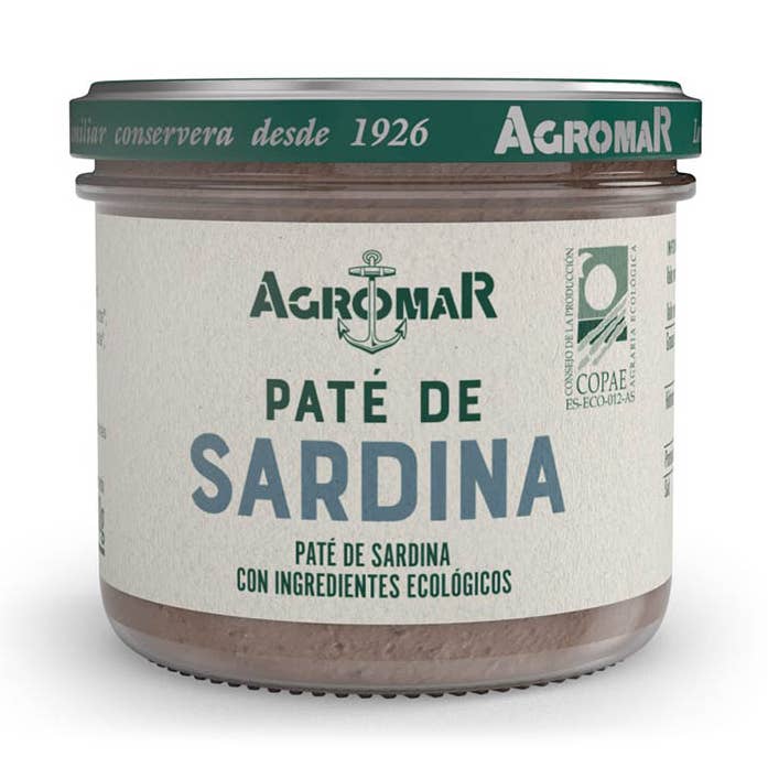 Sardinpaté med økologiske ingredienser, Agromar for engroshandel hos Made in Spain Gourmet