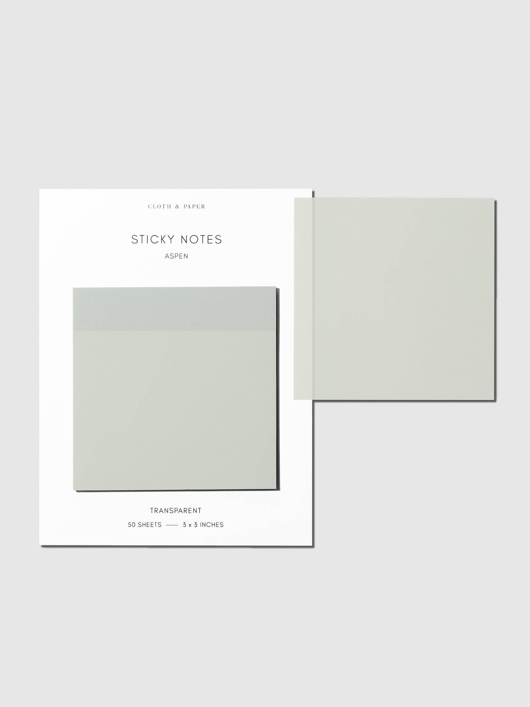 Cloth & Paper - Wholesale Sticky Notes - Transparent Sticky Notes9