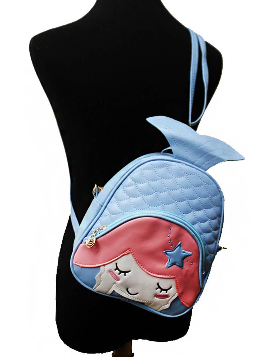 Cap Zone - Wholesale Backpack - Kids - Quilted Mini Mermaid Backpack8