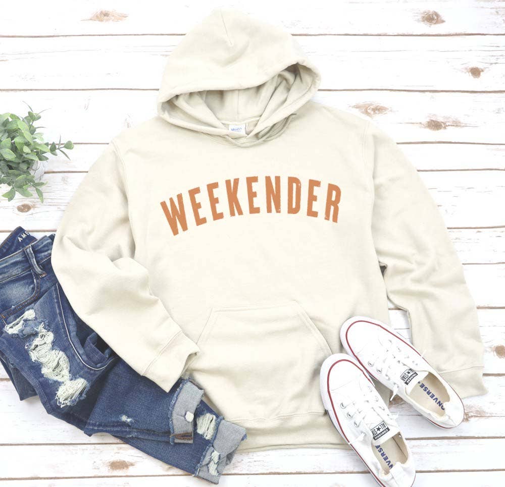 Shamaim - Venta al por mayor Sudadera con capucha - Mujer - Sudadera con capucha de forro polar unisex con estampado WEEKENDER3