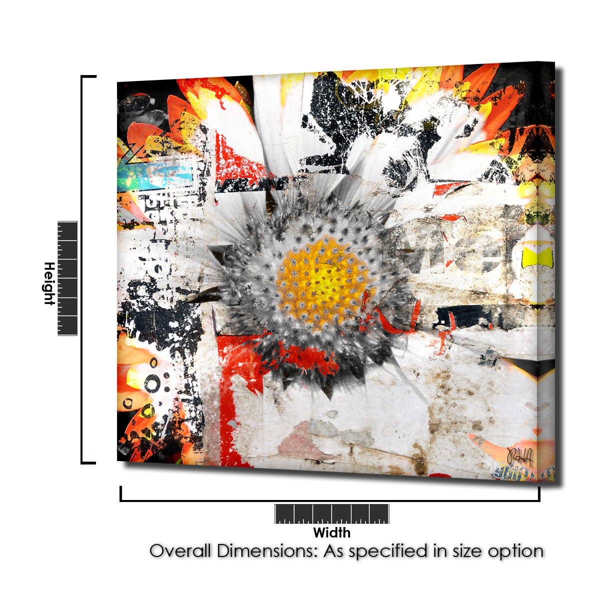 Ready2hangart, Inc. - Vente Tableau/dessin - Peint Pétales XCI' Toile Art0