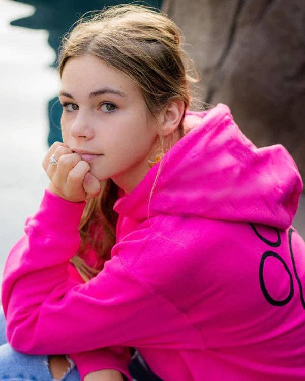 PAWZ - Wholesale Hoodie - Women's - Black Print Classic College Hoodie7