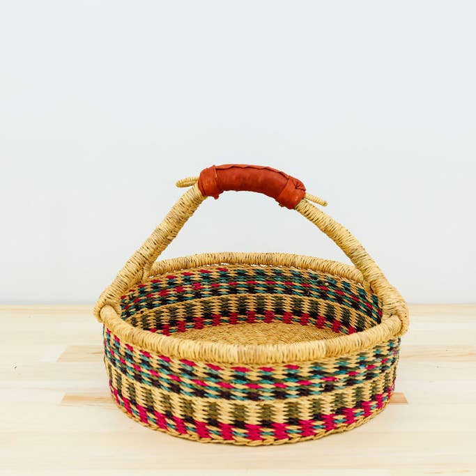 Gitzell FairTrade - Wholesale Basket - Bread Basket, round