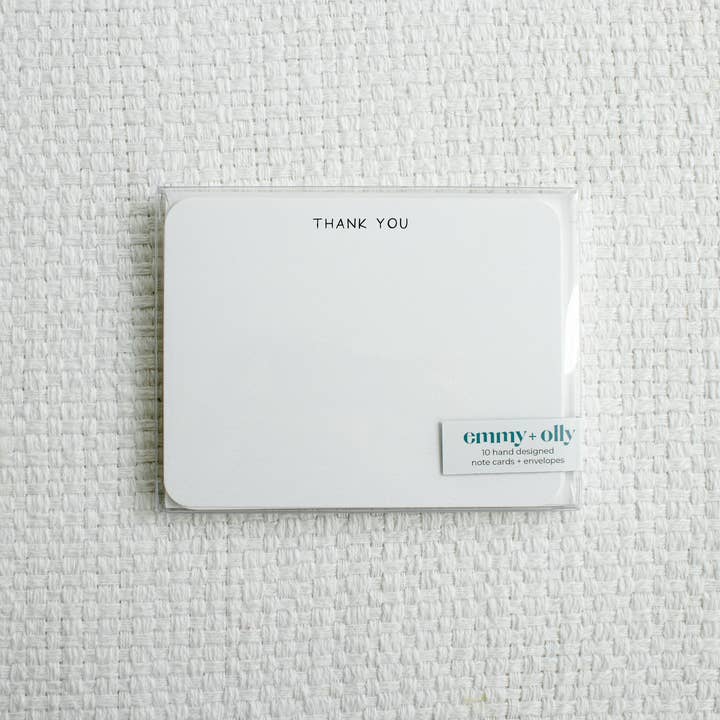 emmy+olly - Wholesale Stationery/Notecard Set - Stationery Box Set - Thank You - Set of 103