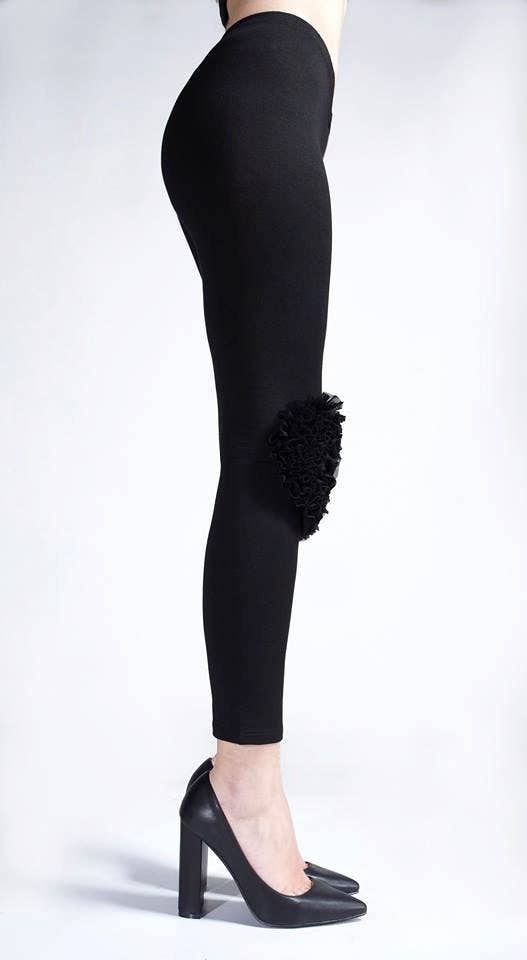 RALELE EOOD – wholesale Fashion leggings – Women's – Women Ruffle Leggings, Mall Goth Skinny Pants3