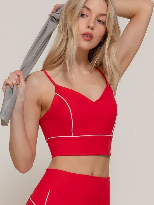 V-hals Pipinv Workout Cami Bh-top voor wholesale door MintChoco