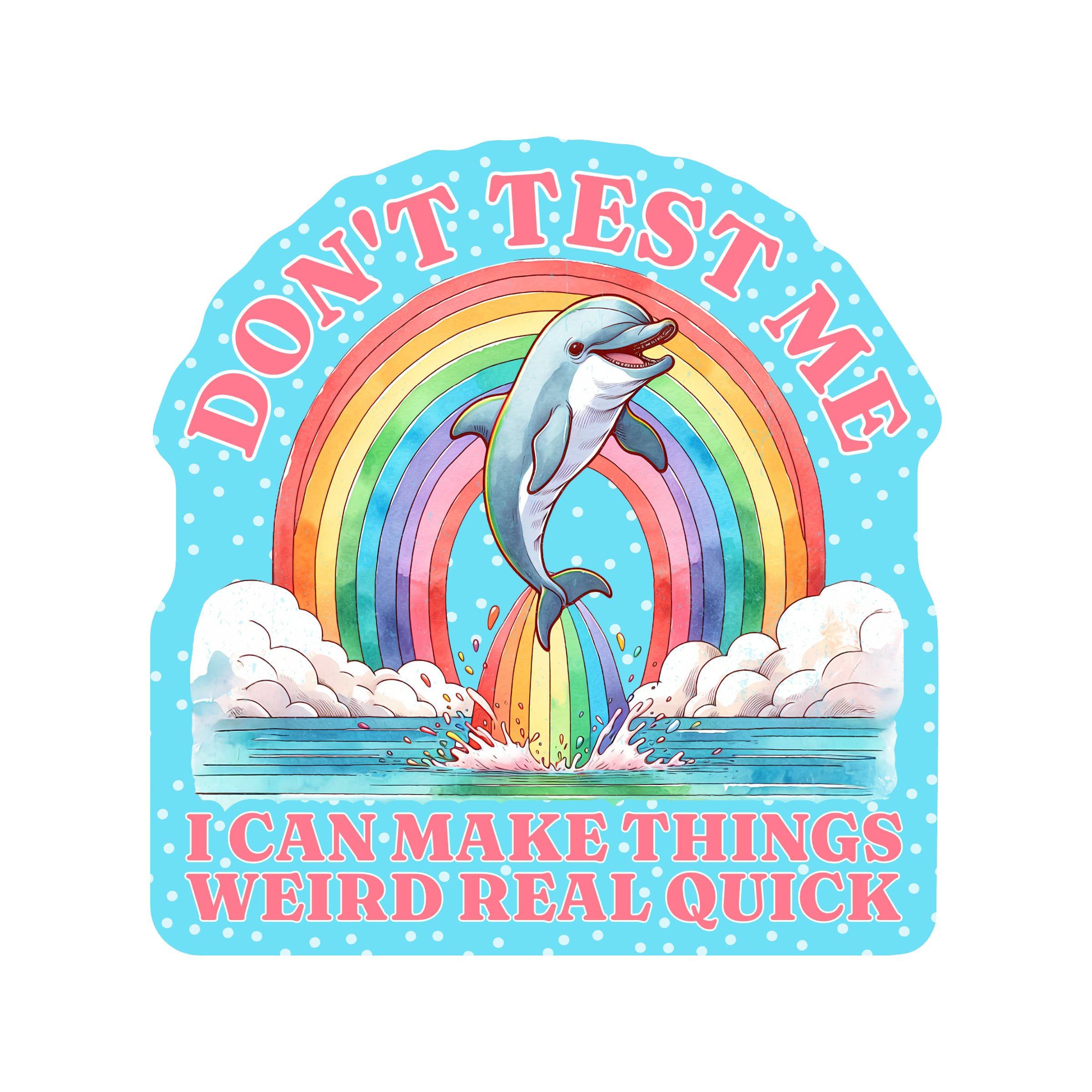 Juju and Moxie - Wholesale Sticker - 80s Funny Bright Humor Nostalgia High Quality Vinyl Sticker