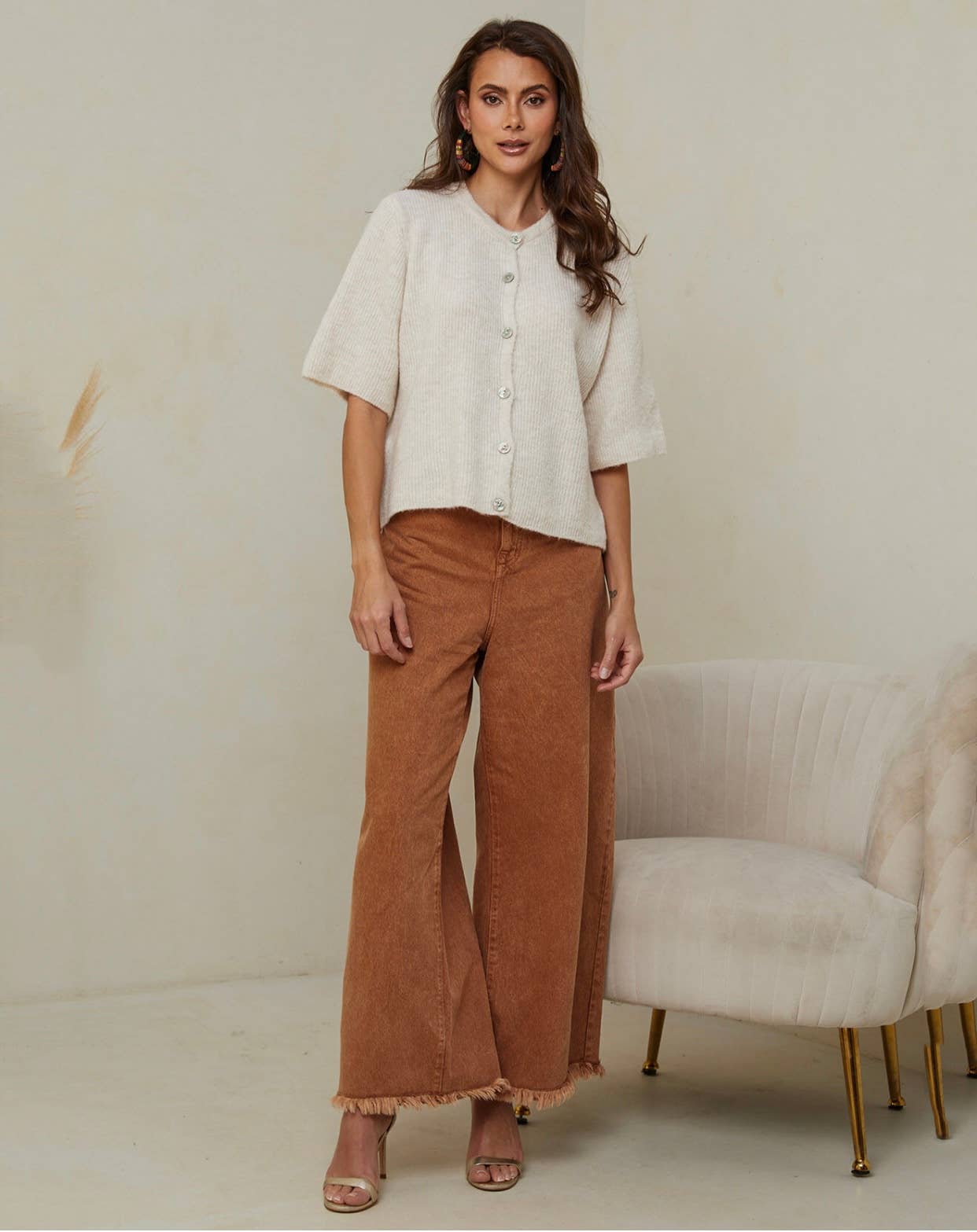 LÉA & LUC – Großhandel Strickjacke – Damen – Damen-Cardiganweste REF. 50755 aus weichem Strick38