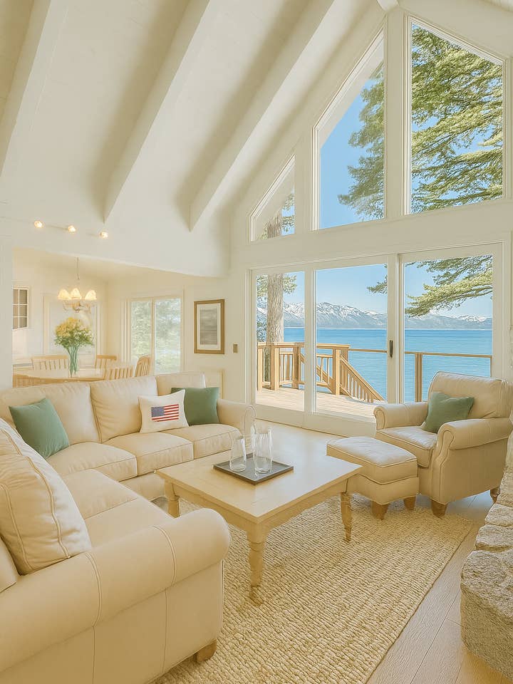 Cojín de Lino Bordado con Bandera Americana para venta al por mayor de Anaya Home