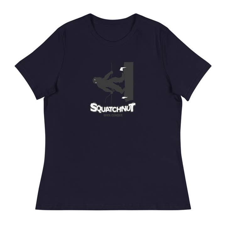 Rock Climbing Squatchnut afslappet T-shirt til kvinder for engroshandel hos Squatchnut