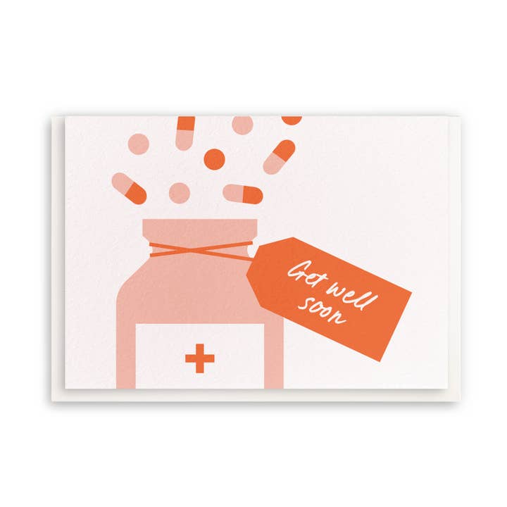 Get Well Soon - Bilaga Gratulationskort för wholesale av Dahlia Press