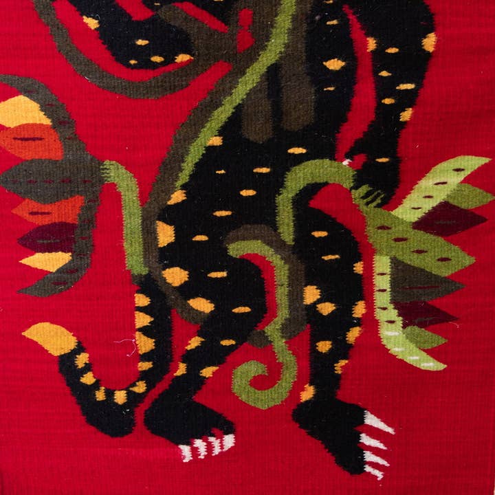 Molave – wholesale Tapestry/textile – Jugar Rojo - Oaxacan Textile3