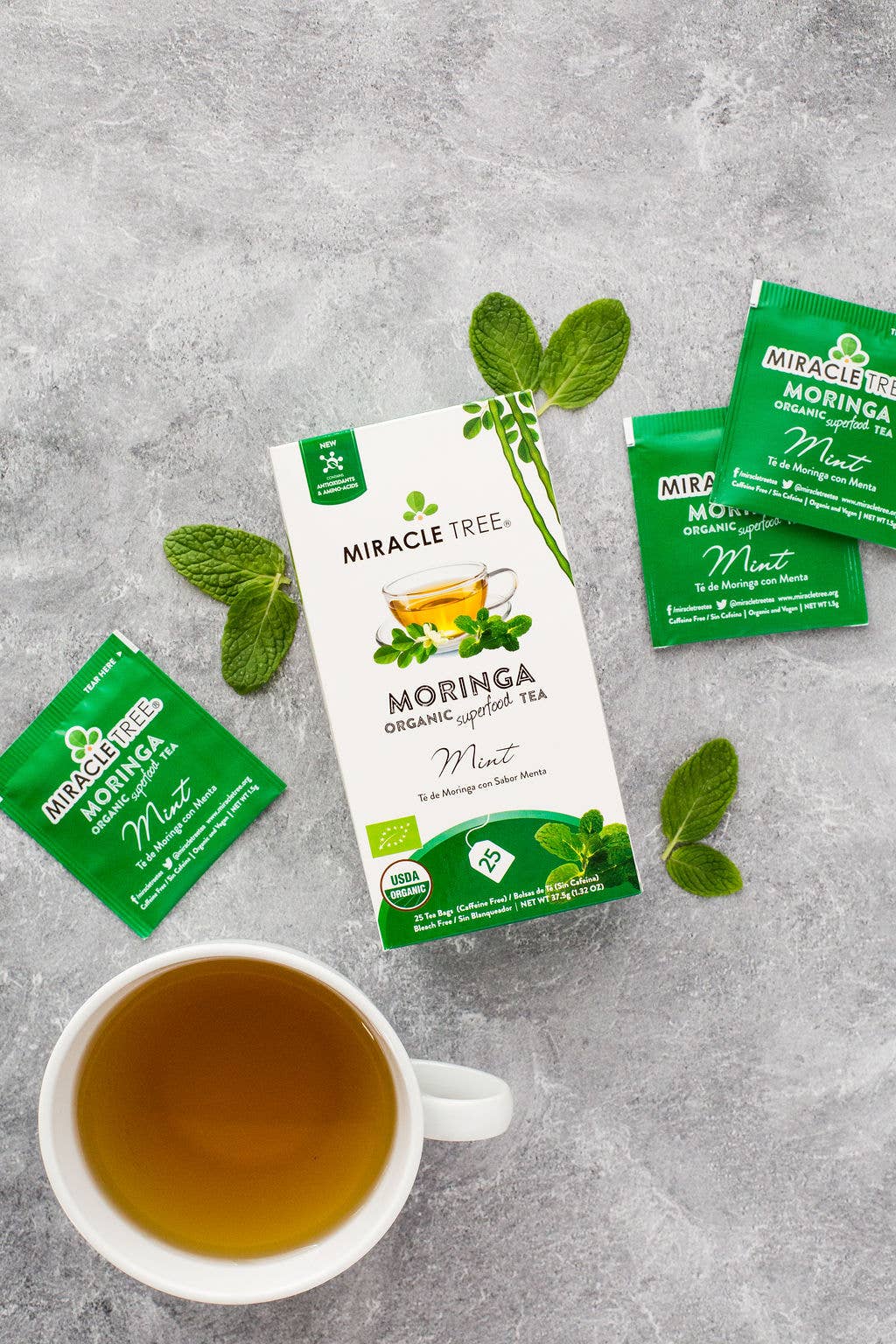 Miracle Tree - Wholesale Health/Detox Tea - Organic Moringa Tea: Mint7
