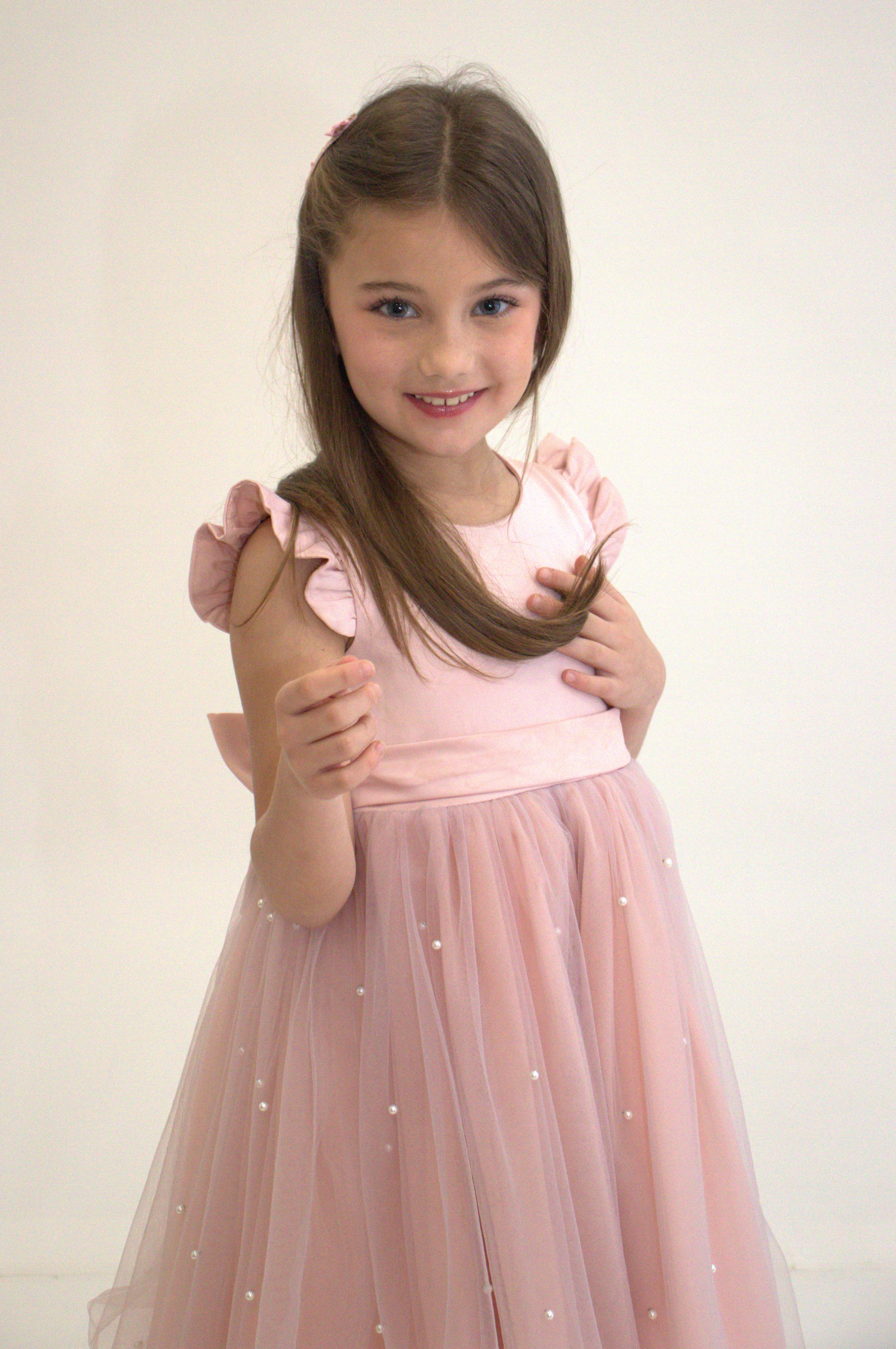 Yuko B - Wholesale Dress - Kids - ALICE Girl's Dress - Pink1