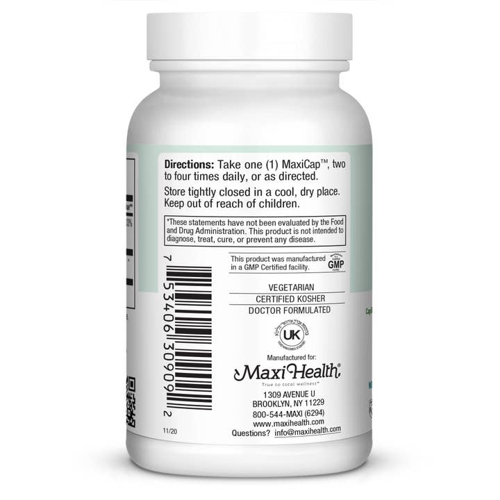 Maxi Health - Wholesale Oral Supplement/Vitamin - Pure C Bio 600 Capsules3