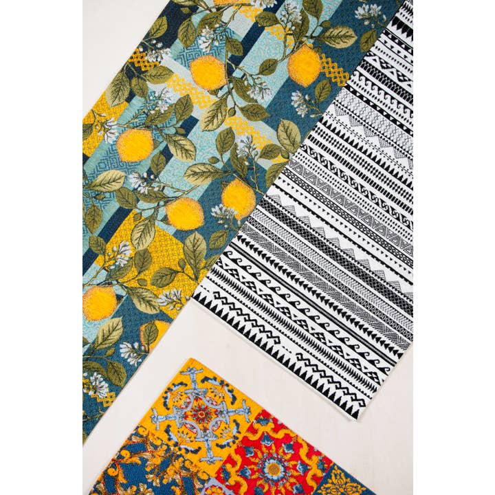Bergamaschi & Vimercati S.p.a. - Wholesale Runner Rug - Trinacria Polyester & Cotton Floor Runner Multicolor6