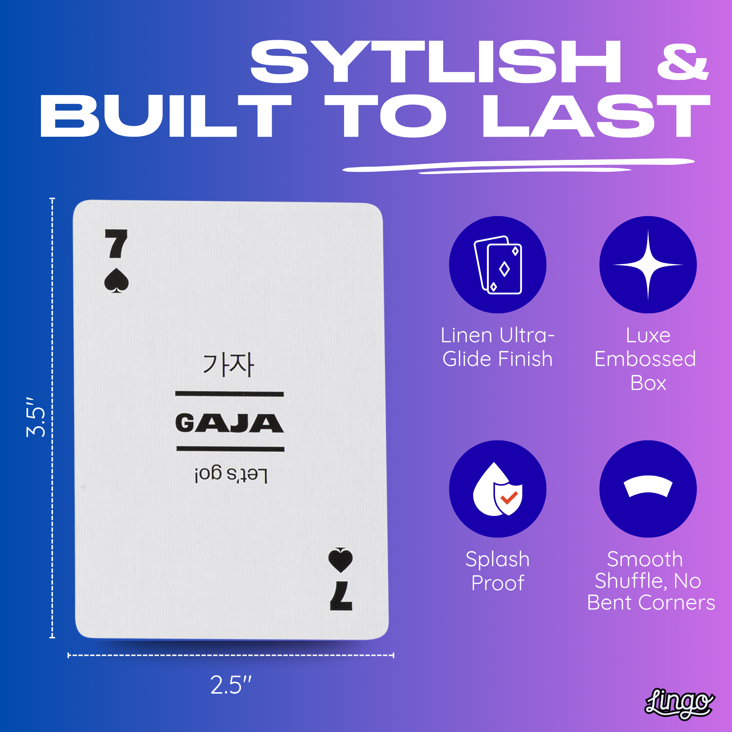 Lingo Playing Cards - Wholesale Playing Cards - Korean Lingo Playing Cards6