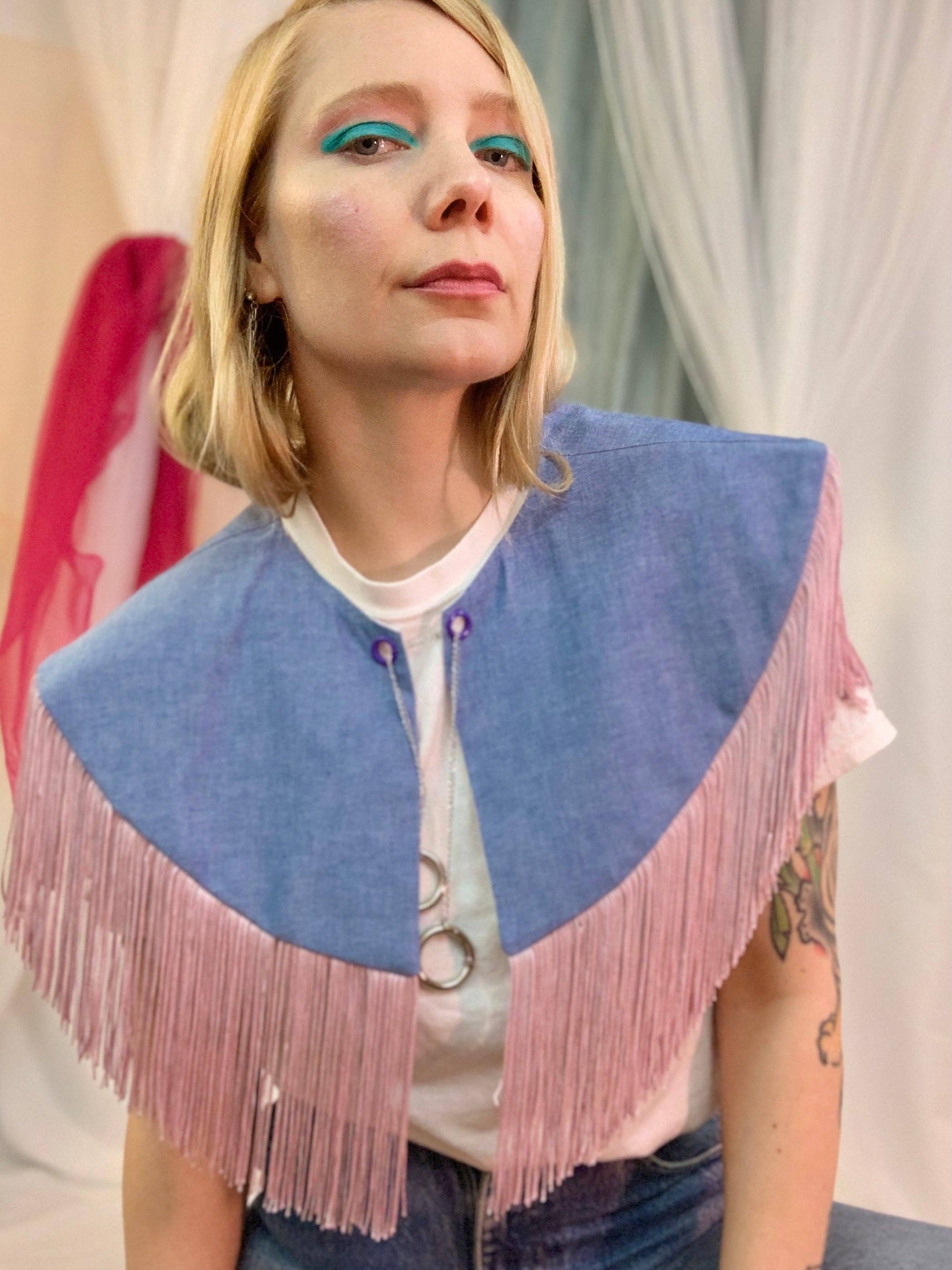 Shop Journal Vintage - Wholesale Shirt - Women's - Fringe chain detachable collar6