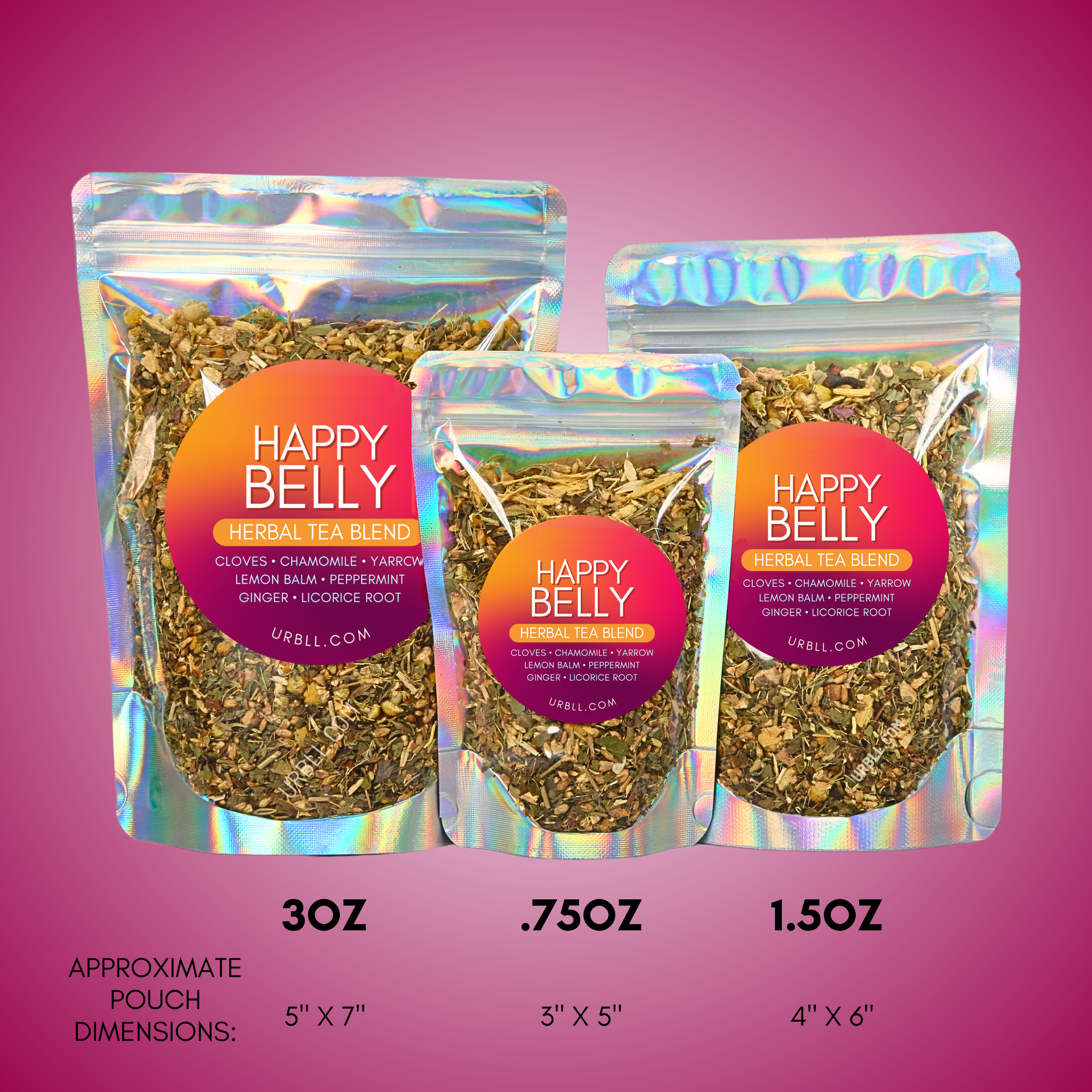 Urbll – wholesale Loose tea – Happy Belly1