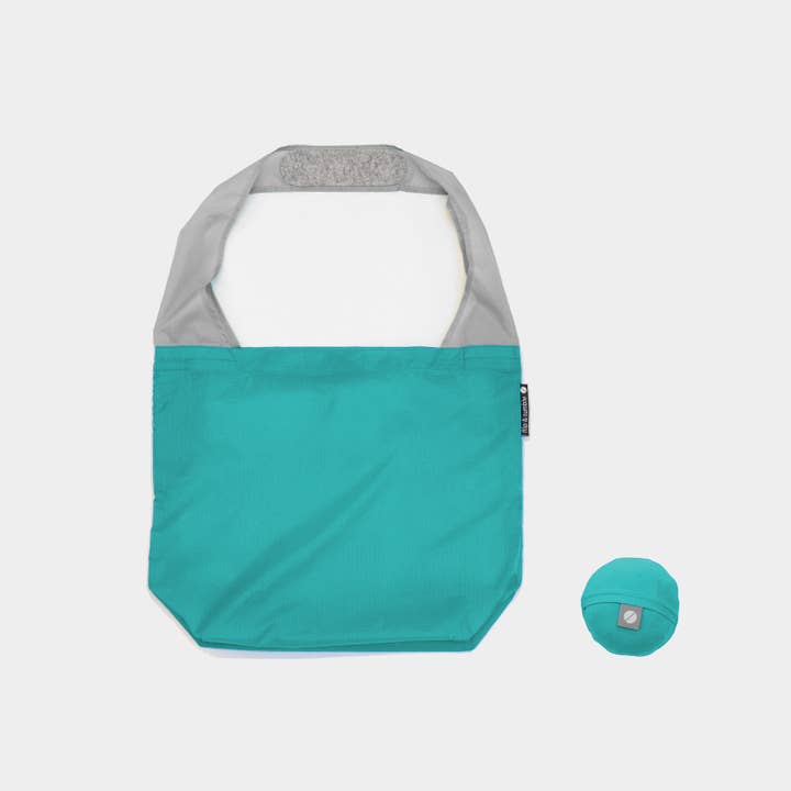 flip & tumble - Wholesale Grocery/Shopping Bag - 24-7 Bag - fold up tote bag - teal