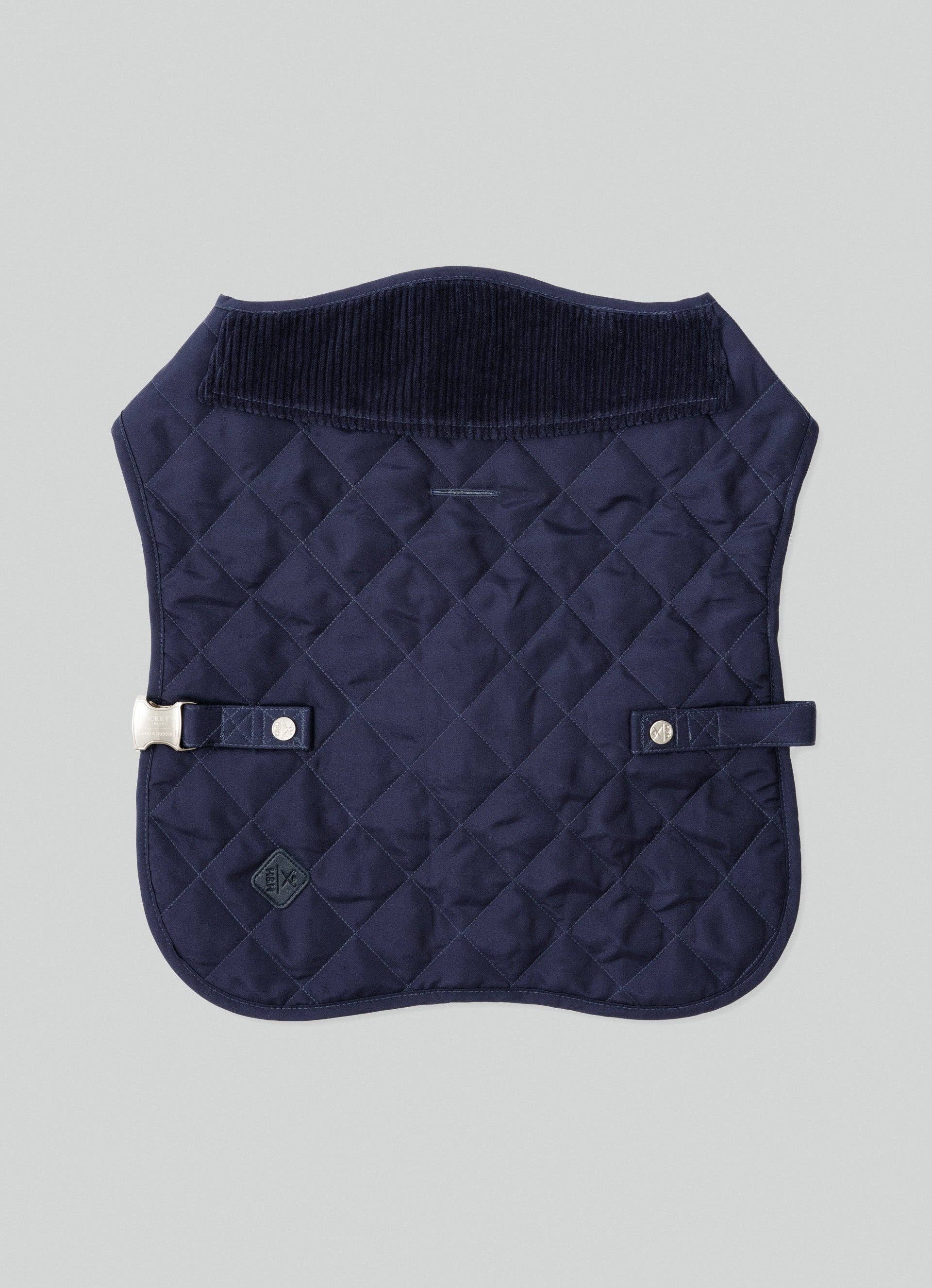 Hugo & Hudson - Wholesale Pet Jacket - Dog - Hackett x Hugo Hudson Navy Quilted Dog Jacket1