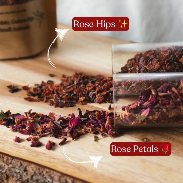 Willow and Hare Rabbit Co. - Wholesale Pet Supplement - Not Cat/Dog - Garden of Roses Forage Blend1