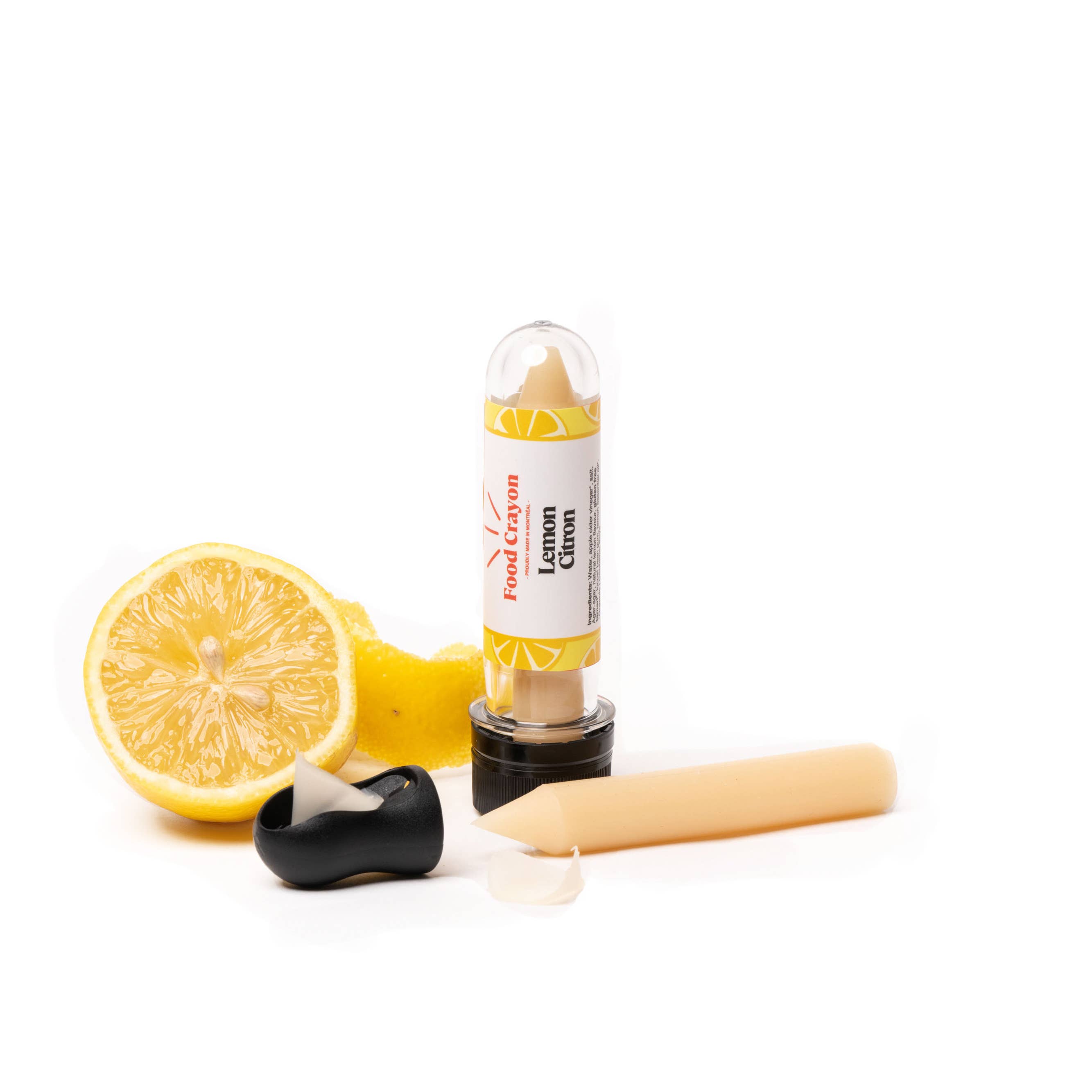 Food Crayon - Wholesale Cocktail Mix/Syrup - Lemon Food Crayon (case of 6)4