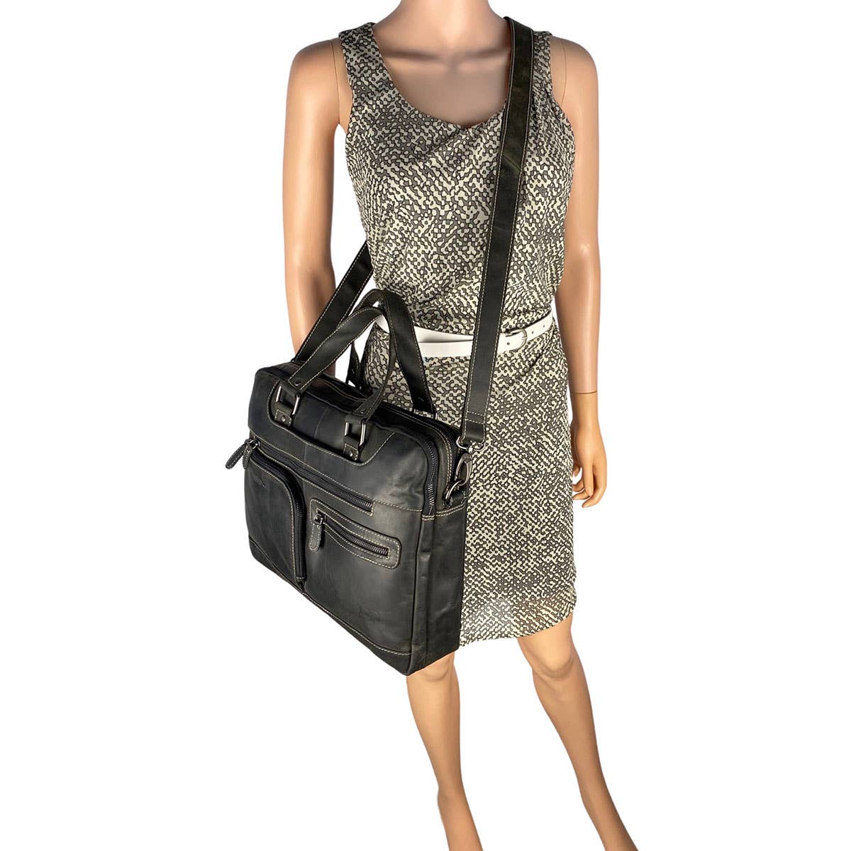 Arrigo – Großhandel Laptoptasche – Unisex – Arrigo Buffalo-Leder Aktentasche für Laptop 15,6 Zoll – 3 Farben10