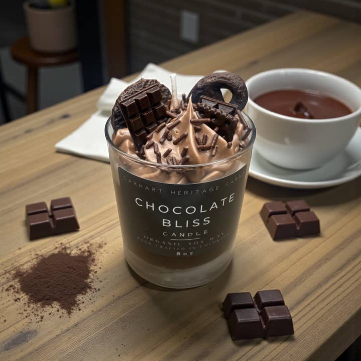 Carhart Heritage Farms - Venta al por mayor Velas de diseño llamativo - Éxtasis de Chocolate2
