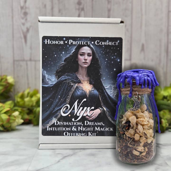 Nyx – Oferta de Adivinhação, Sonhos, Intuição & Magia Noturna por atacado de Mystical Roots