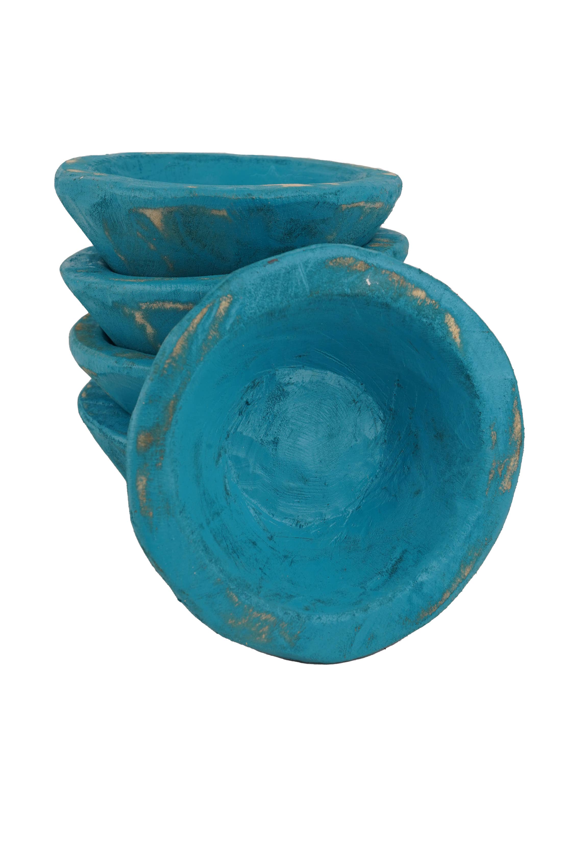 My Amigos Imports - Wholesale Candle holder - Super Mini Stubby Round Dough Bowl-6 in-Stubby Round6