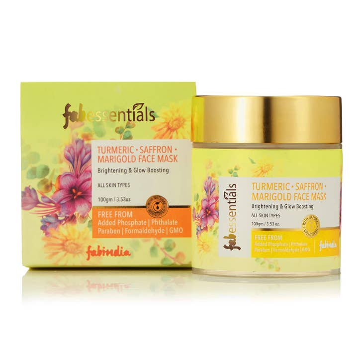Masque facial FABE Curcuma Sfrn Mrgld 100 g pour la vente par FabEssentials