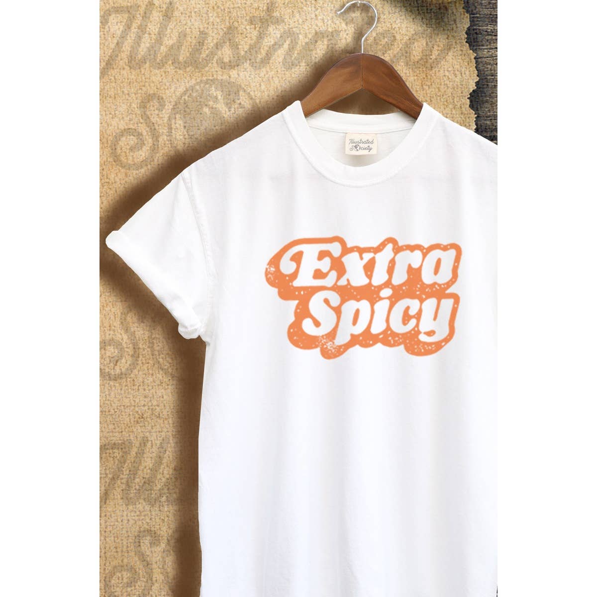 Illustrated Society - Wholesale Screen Printed T-Shirt - Women's - EXTRA SPICY  VINTAGE GRAPHIC  TEE2