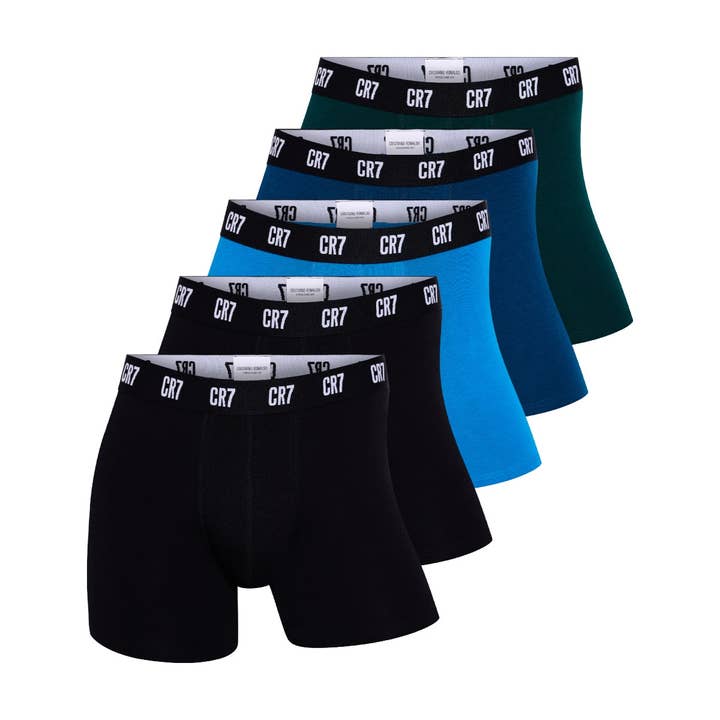 CR7 Men's 5-Pack Bamboo Blend Boxer-Briefs for wholesale by CR7
