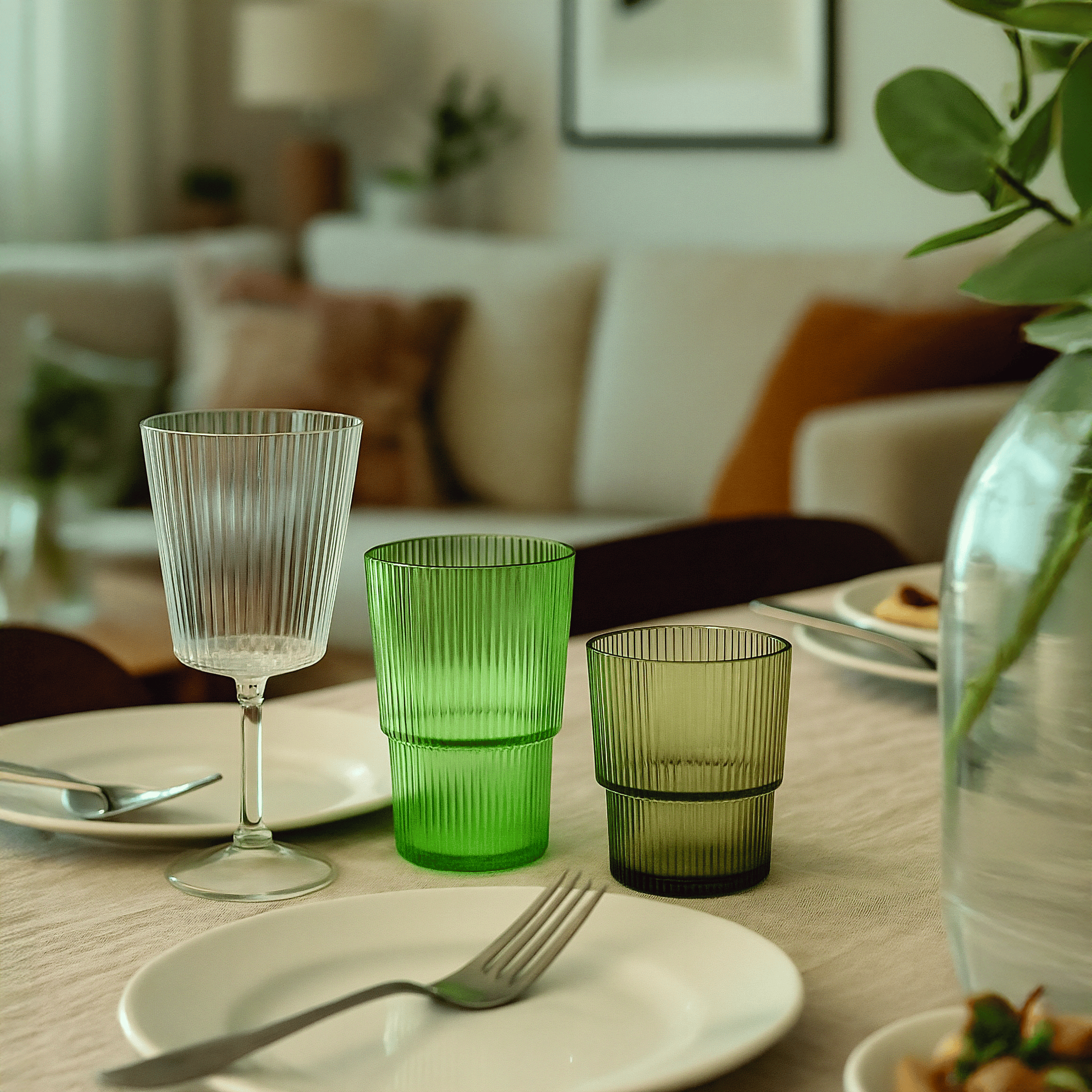 VdE Tivoli 1996 - Wholesale Drinking Glass/Cup - UNIQUE PS GLASS 300ML SH CHOCOLATE 3ASS5