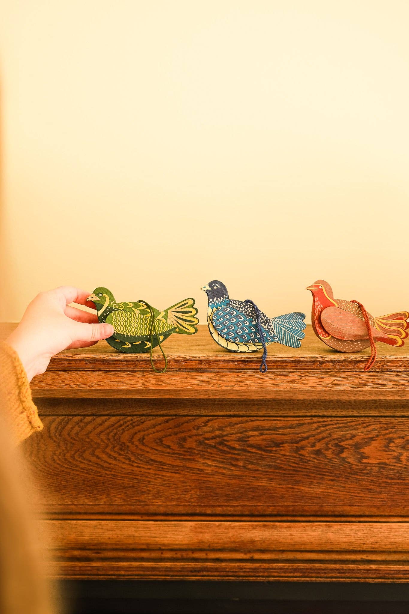 East End Press – wholesale Prydnad – Partridge skärmtryckt bräddekoration5