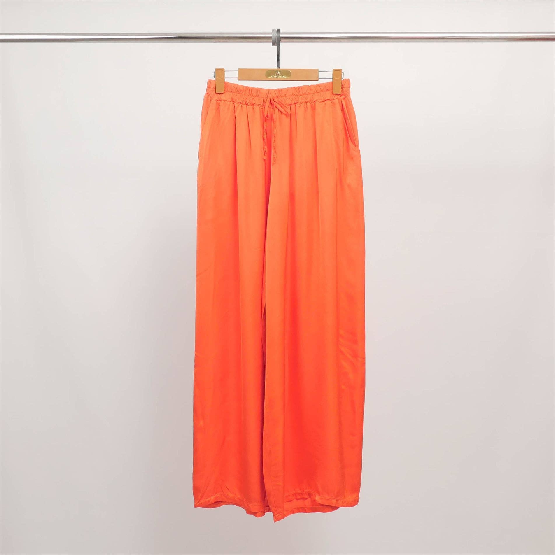 Cecile Wang – wholesale Pants – Women's – Wide fluid pants with elastic waistband KD6637VS-241