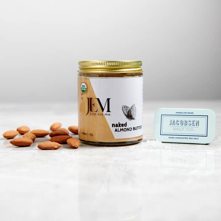 JEM Organics - Wholesale Nut Butter - 6.2oz JEM Organics Crunchy Sprouted Naked Almond Butter2