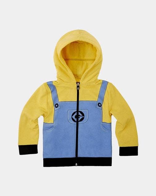 minion zip up hoodie